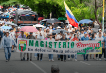 Docentes del Huila se movilizan para exigir estabilidad en el modelo de salud del magisterio
