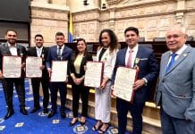 El Congreso reconoce el talento huilense en ceremonia impulsada por la representante Luz Ayda Pastrana